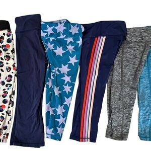 Hanna Anderson Bundle size 4T Pants and dress 6 PAIRS